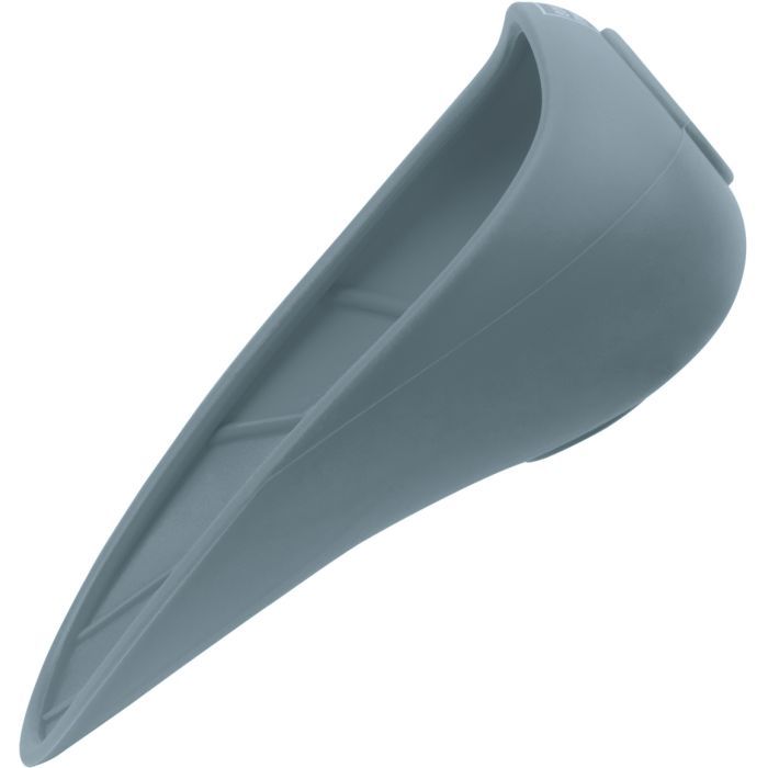 Універсальний посуд для тварин WAUDOG Silicone Поїлка-насадка на пляшку 165х90 мм сіра (507711)