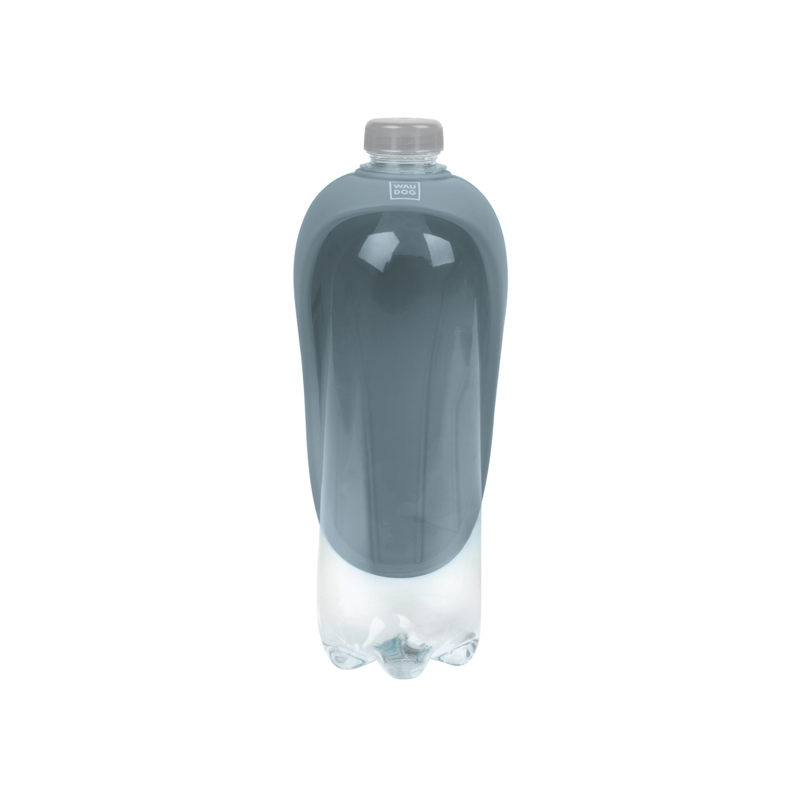 Універсальний посуд для тварин WAUDOG Silicone Поїлка-насадка на пляшку 165х90 мм блакитна (50772) зображення 4