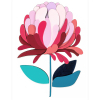 Набор для творчества Rosa Talent Картина 3D Волшебный цветок МДФ, 24,5х18,5 см (4823098540069)