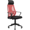 Офисное кресло Richman Профи Пластик Пиастра Сетка черная + красная (ADD0003191)