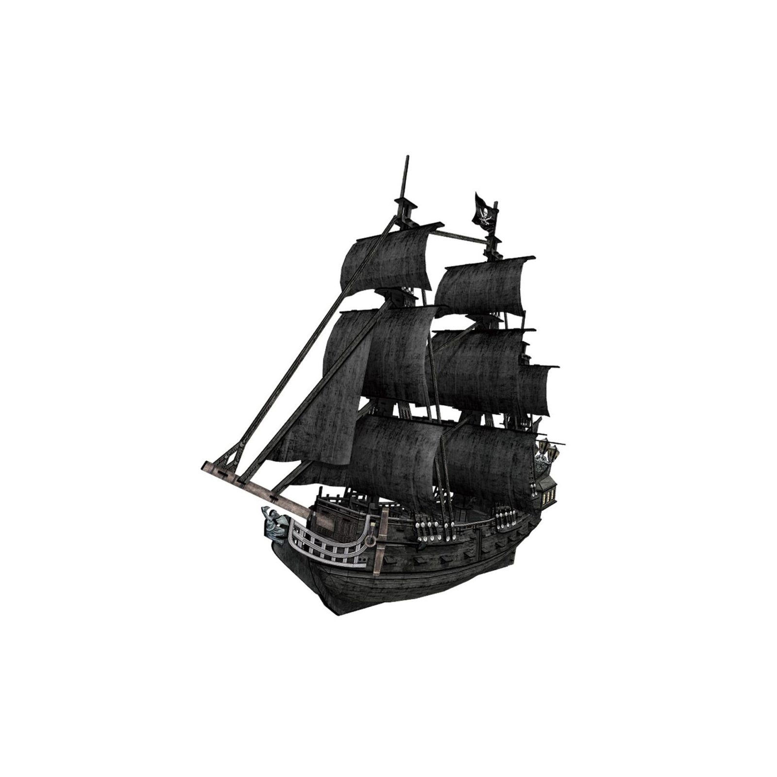 Пазл Cubic Fun Трехмерная головоломка-конструктор Корабль Черной Бороды "Месть Королевы Анны" (T4018h) изображение 2