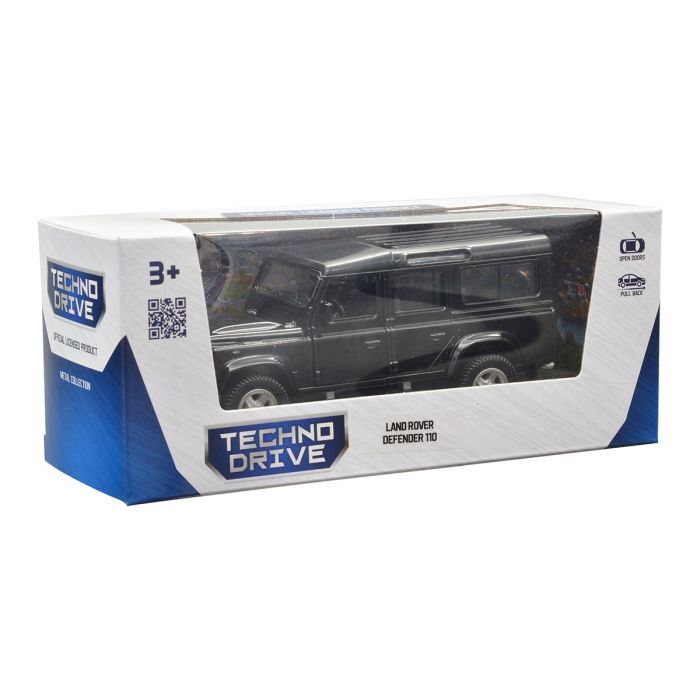 Машина TechnoDrive Land Rover Defender 110 черный (250341U) изображение 2