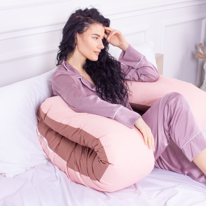 Подушка MirSon для вагітних і відпочинку Naturale Line №8002 U-подібна Riccarda (2200006178125) зображення 5