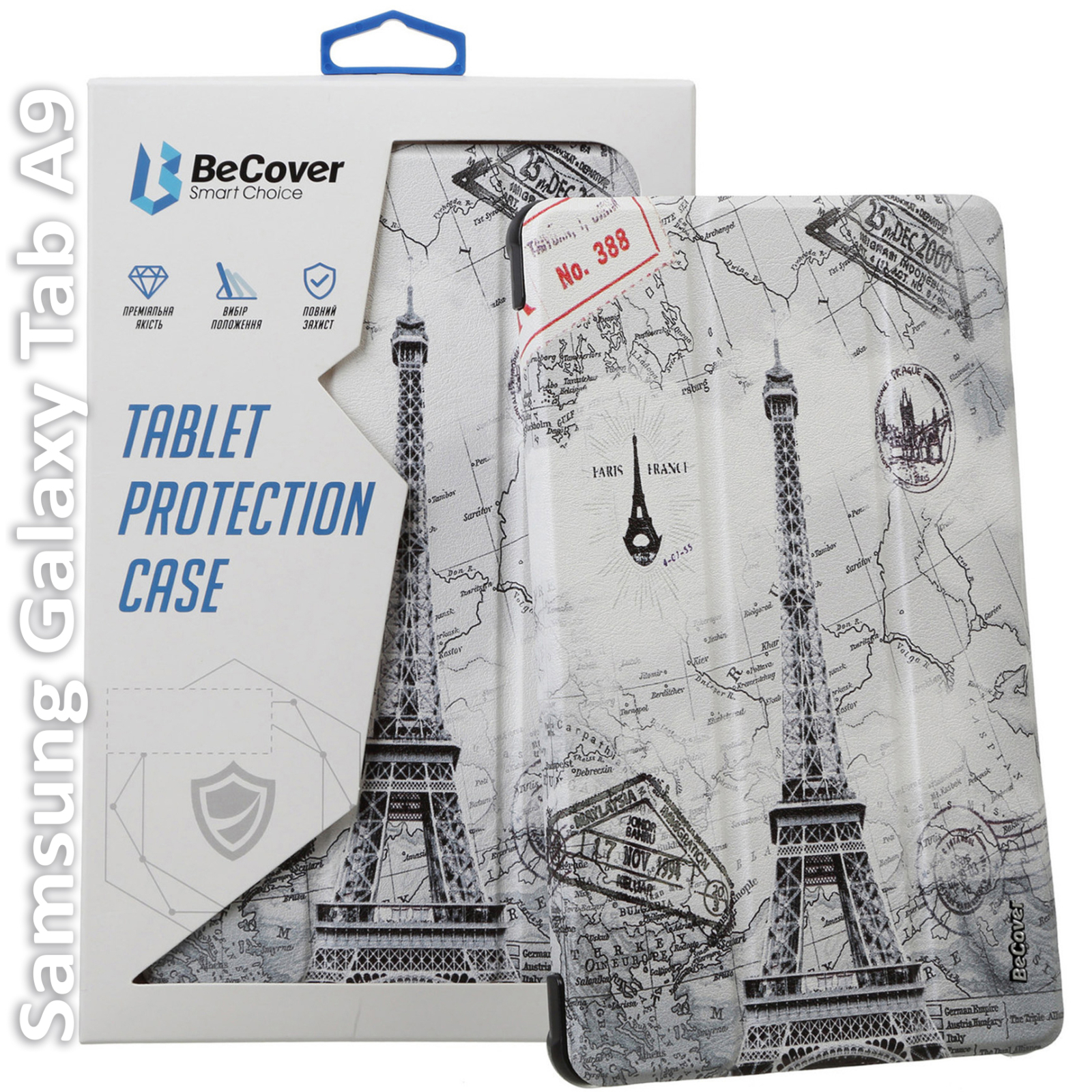 Чехол для планшета BeCover Smart Case Samsung Tab A9 SM-X115 8.7" Don't Touch (709913)