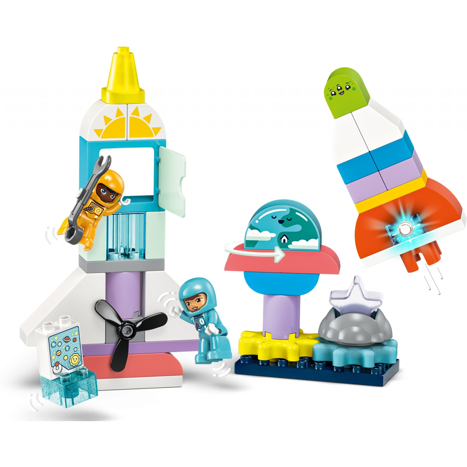 Конструктор LEGO DUPLO Town Пригоди на космічному шатлі 3-в-1 58 деталей (10422) зображення 4