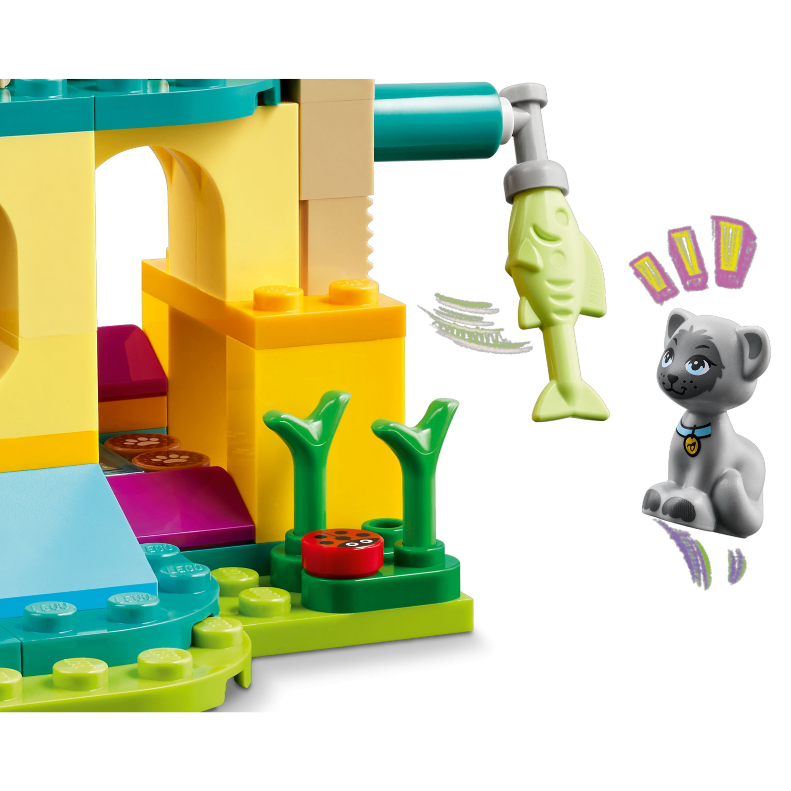 Конструктор LEGO Friends Пригоди на котячому ігровому майданчику 87 деталей (42612) зображення 4