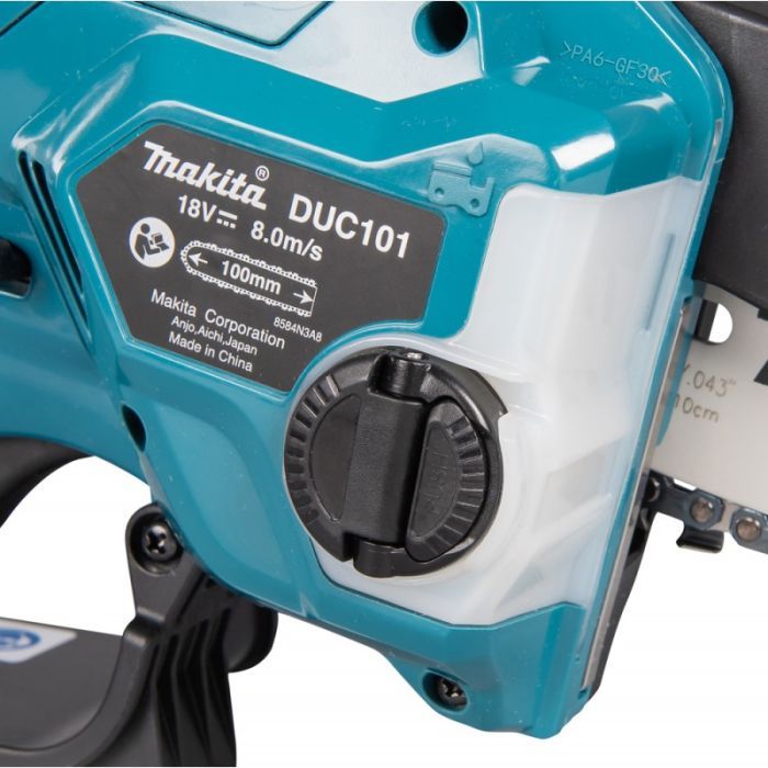 Ланцюгова пила Makita LXT, 18V, 100мм (без АКБ та ЗП) (DUC101Z) зображення 3