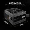 Блок питания Corsair 550W CX550 (CP-9020277-EU) изображение 9