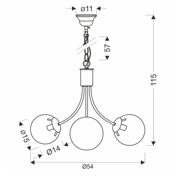 Люстра Candellux Dani (33-79015) изображение 2