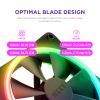 Кулер для корпуса NZXT F140RGB Duo (RF-D14SF-B1) изображение 11