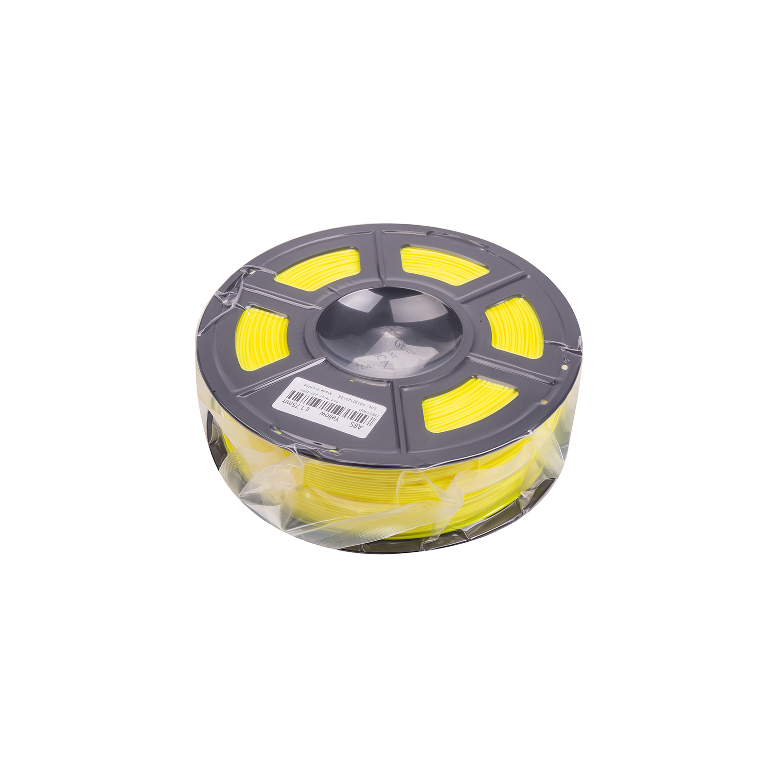 Пластик для 3D-принтера PowerPlant ABS, 1.75 мм, 1kg, yellow (PT812899)