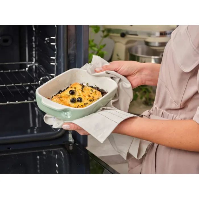 Форма для выпечки KitchenAid з кришкою керамогранітна 0,9 л Кремова (CC006105-001) изображение 7
