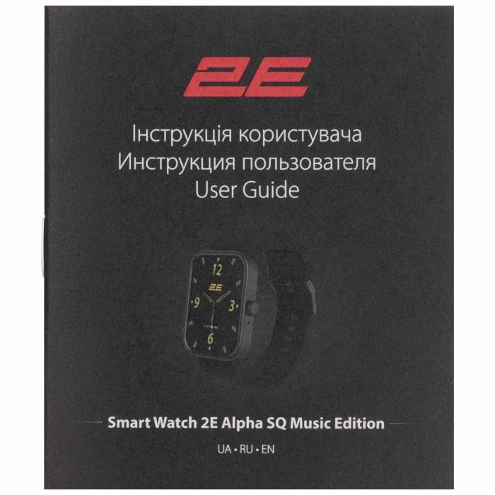 Смарт-годинник 2E Alpha SQ Music Edition 46mm Black-Green (2E-CWW40BKGN) зображення 8