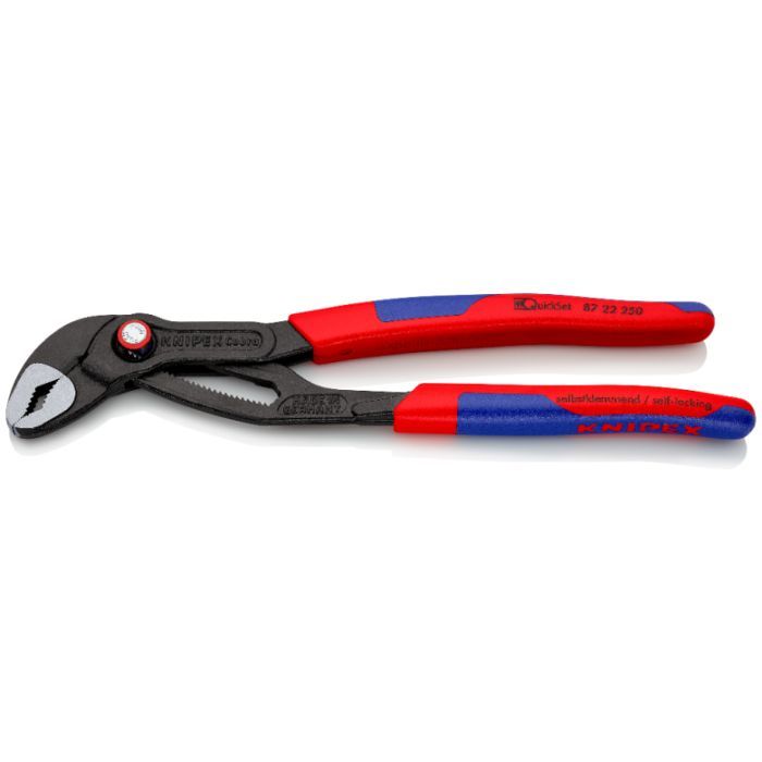 Кліщі KNIPEX сантехнічні Cobra QuickSet (87 22 250)