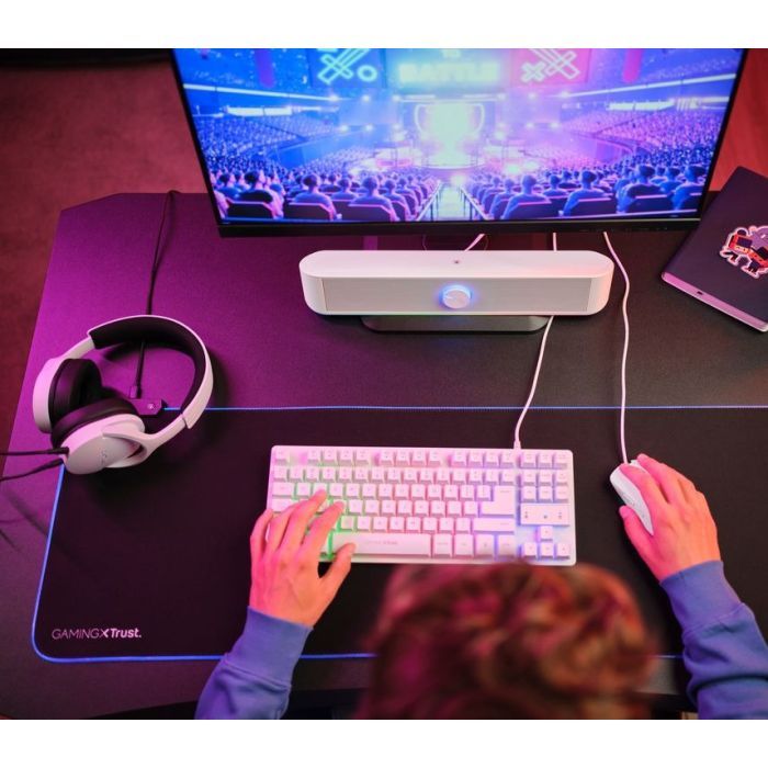 Акустическая система Trust GXT 619 Thorne RGB Illuminated Soundbar Black (24007) изображение 7