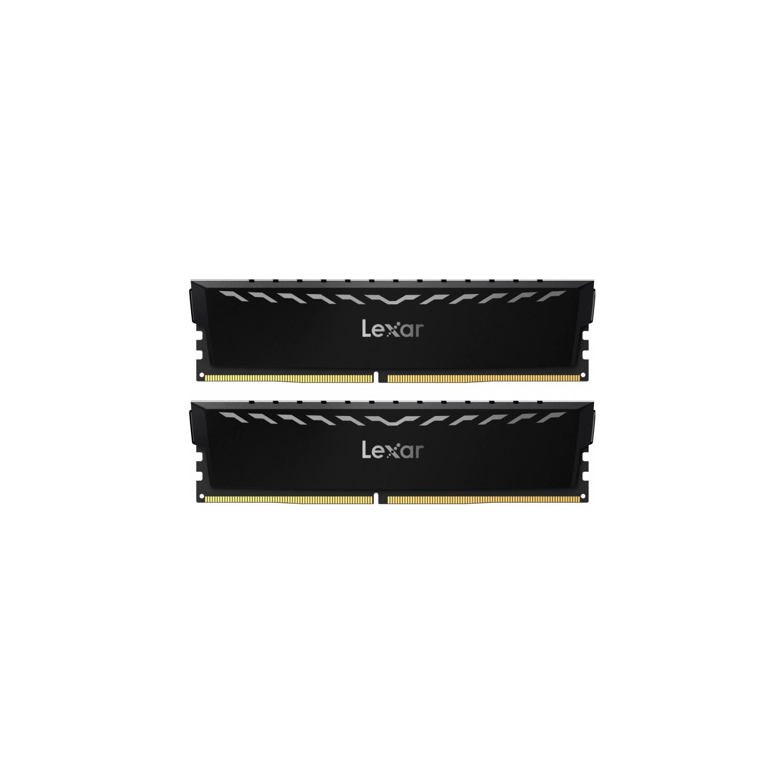 Модуль пам'яті для комп'ютера DDR4 16GB (2x8GB) 3600 MHz THOR Black Lexar (LD4U08G36C18LG-RGD)