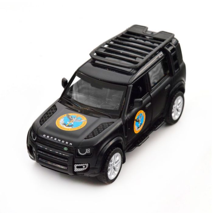 Машина TechnoDrive Автомодель серії Шеврони Героїв - Land Rover Defender 110 - ГУР МО (250364M)