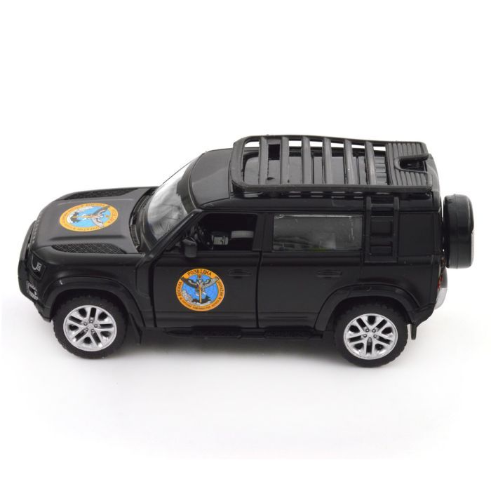 Машина TechnoDrive Автомодель серії Шеврони Героїв - Land Rover Defender 110 - ГУР МО (250364M) зображення 9