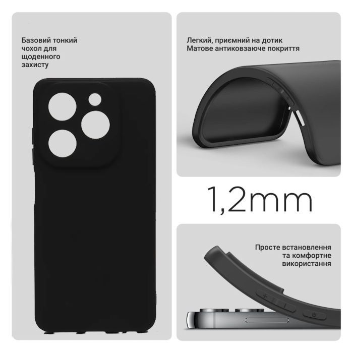 Чехол для мобильного телефона BeCover Infinix Hot 40 Pro (X6837) Black (711152) изображение 2