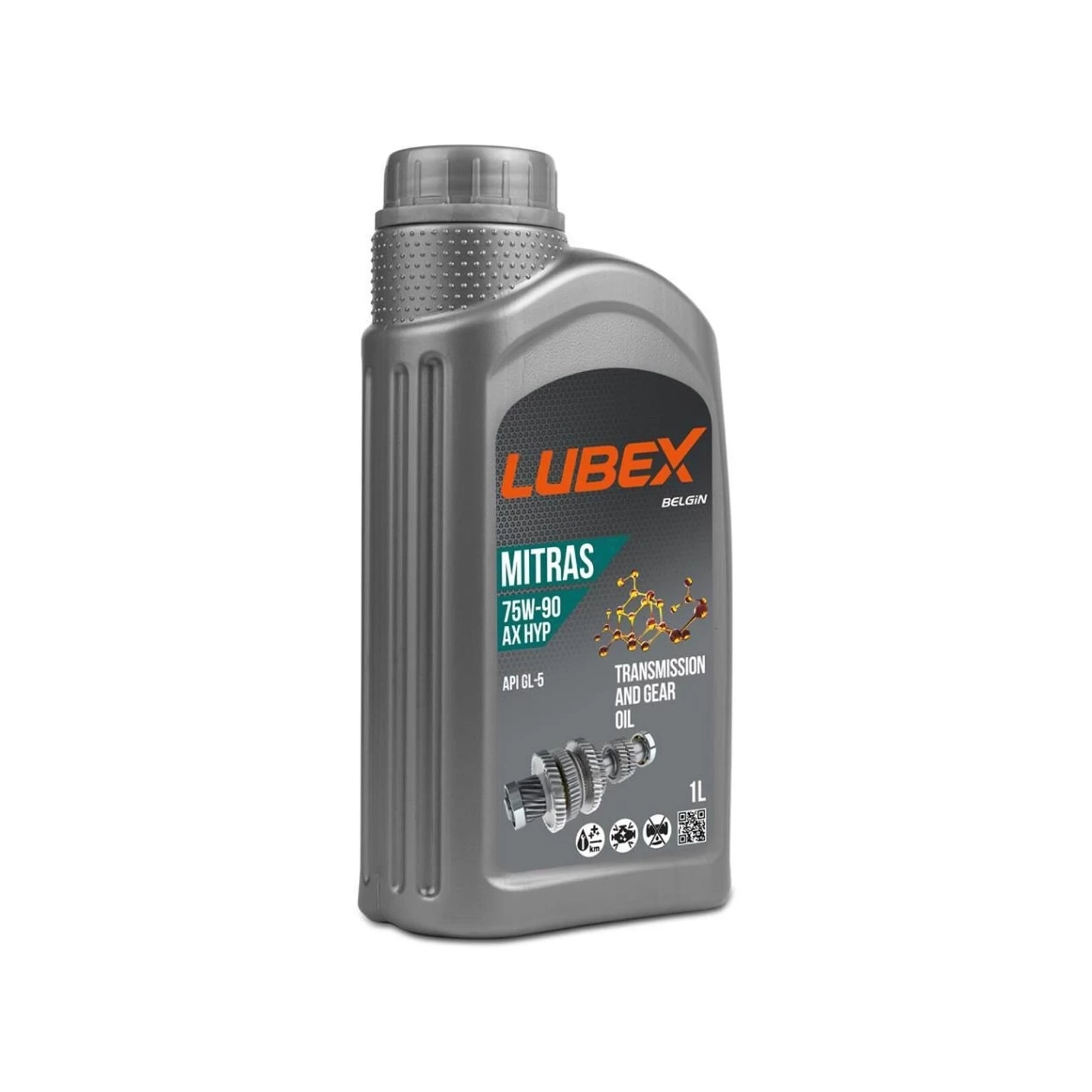 Трансмиссионное масло LUBEX MITRAS AX HYP 80w90 API GL-5 1л