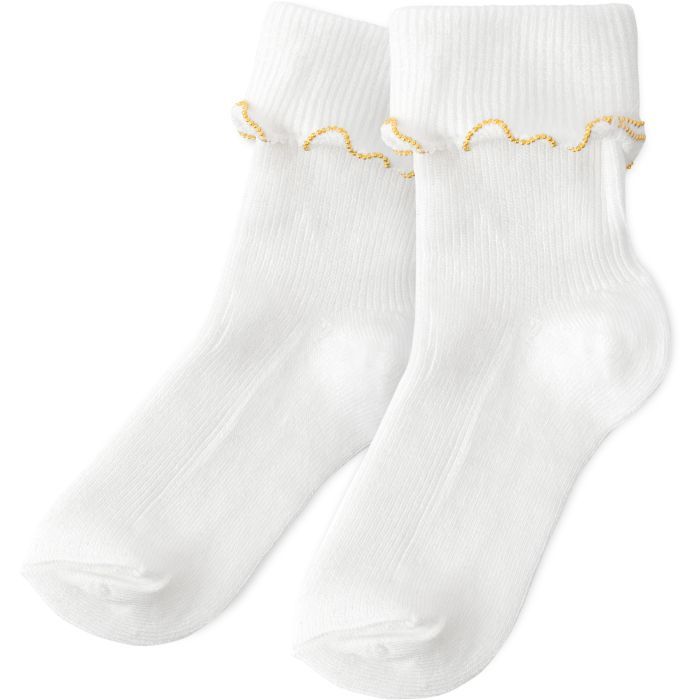 Носки детские BNM с оборкой (M0C0119-0002-0G-white)