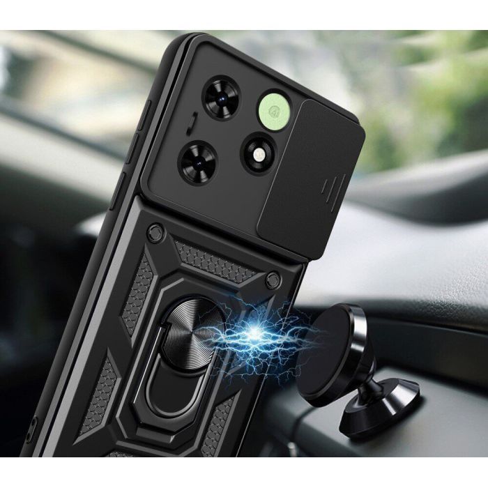 Чохол до мобільного телефона BeCover Military Tecno Spark 20C (BG7n) Black (710685) зображення 4