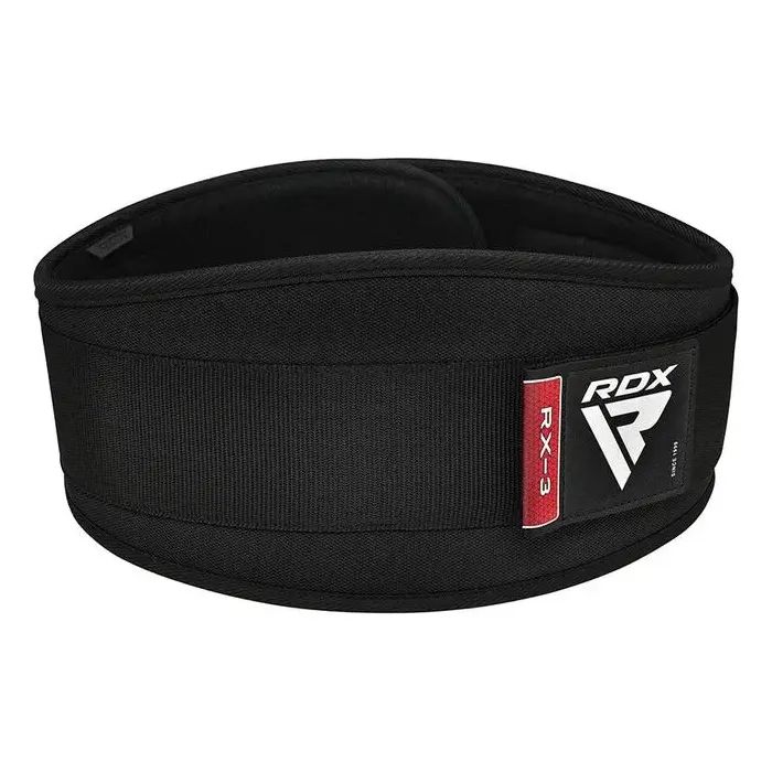 Атлетический пояс RDX RX3 EVA Curve неопреновий Black XL (WBE-RX3B-XL) изображение 4
