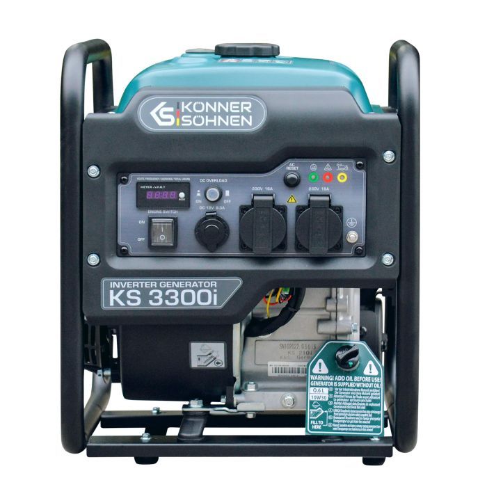 Генератор Konner&Sohnen инверторный KS 3300i, 230В, 3.3kW, ручной запуск, 25.5кг (KS3300I) изображение 2