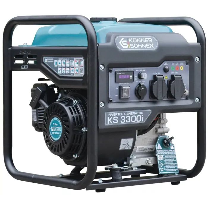 Генератор Konner&Sohnen инверторный KS 3300i, 230В, 3.3kW, ручной запуск, 25.5кг (KS3300I) изображение 9
