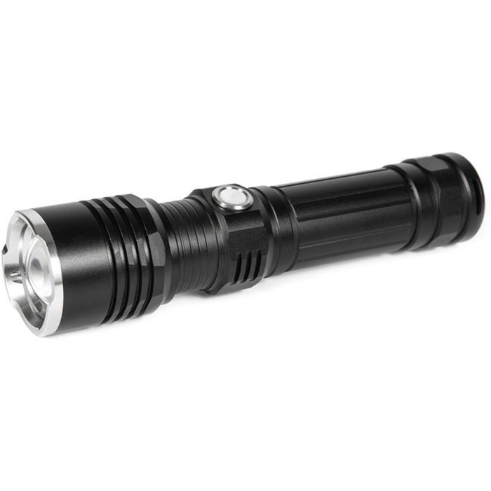 Ліхтар Quantum Solid-M 10W LED з USB + Li-ion18650/2600mAh box (QM-FL1020-18650/2600-CB)