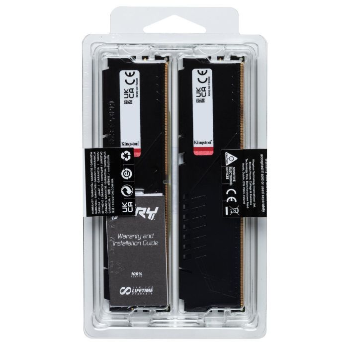 Модуль памяти для компьютера DDR5 32GB (2x16GB) 6800 MHz Beast Black EXPO Kingston Fury (ex.HyperX) (KF568C34BBEK2-32) изображение 6