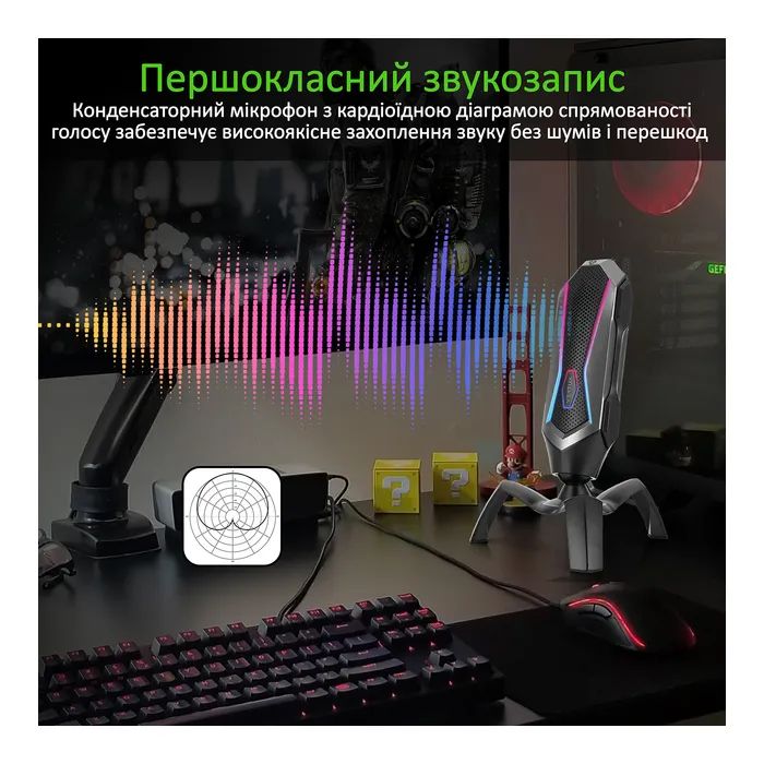 Микрофон Vertux Marshal USB Black (marshal.black) изображение 3