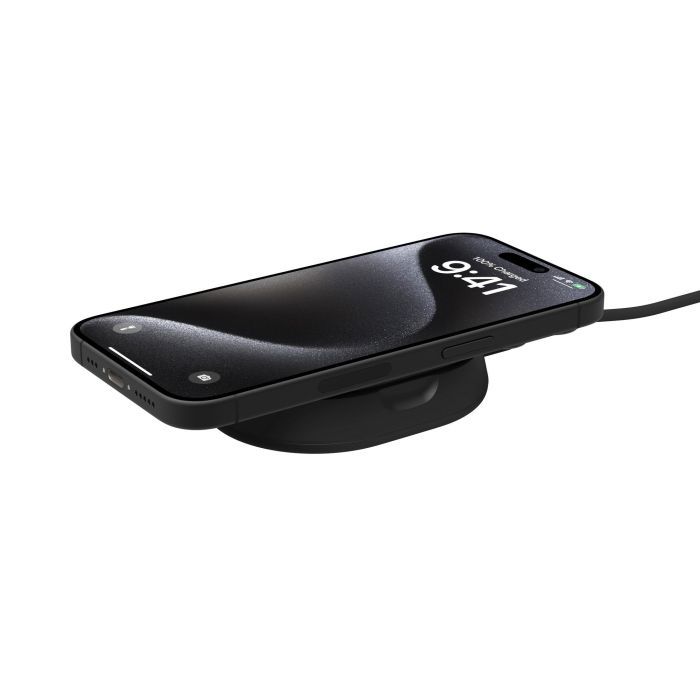 Зарядний пристрій Belkin 15W Magnetic Stand Qi2 black (WIA008BTBK) зображення 8
