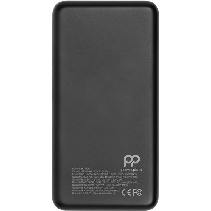 Батарея универсальная PowerPlant A16005 25200mAh, PD/85W, DC/5-20V 10 connectors (PB931200) изображение 3