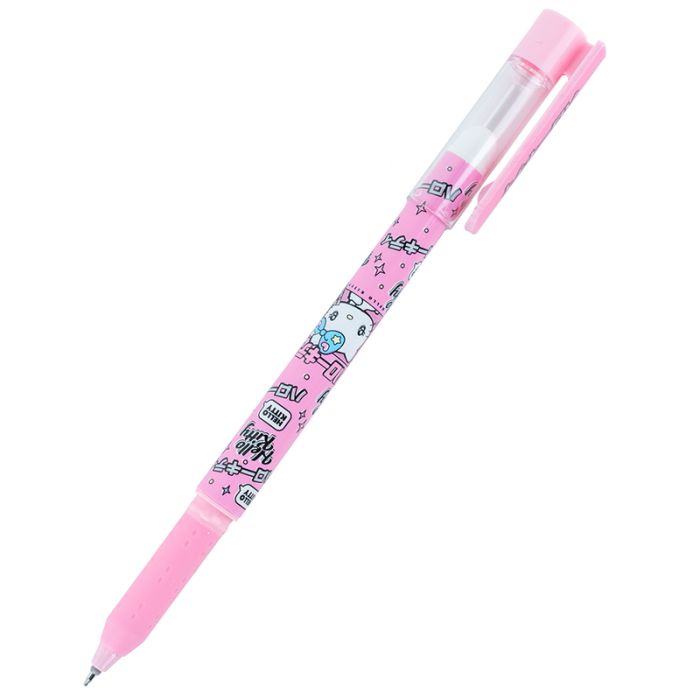 Ручка гелевая Kite пиши-стирай Hello Kitty синяя, 2 шт в пенале (HK24-069-2) изображение 3