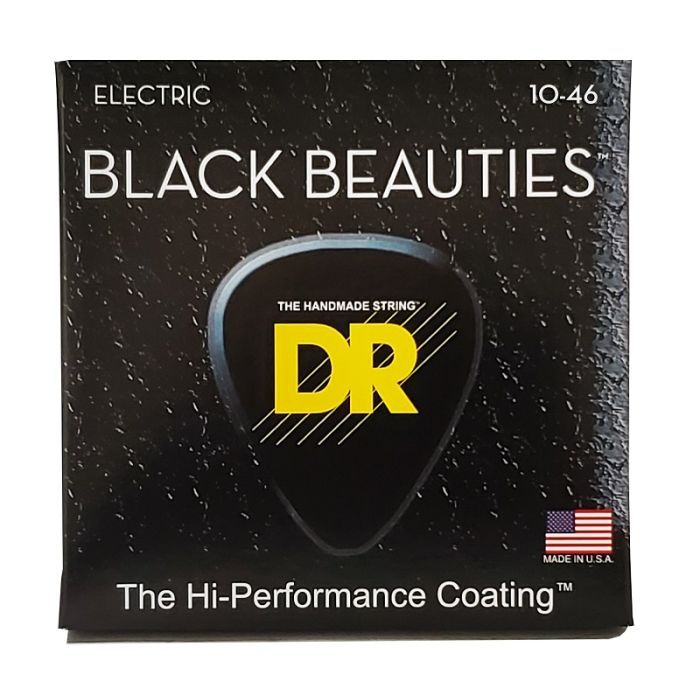 Струны для гитары DR Strings Black Beauties Electric - Medium (10-46) (BKE-10)