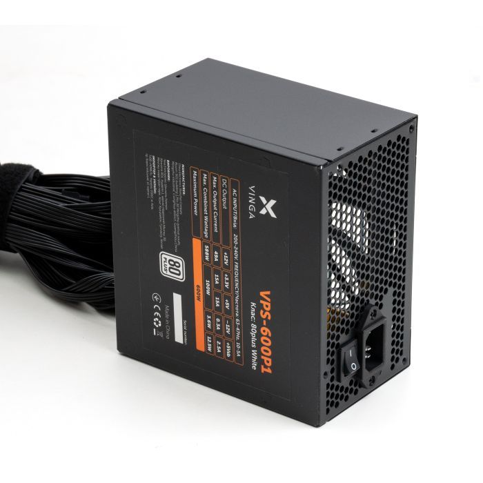 Блок питания Vinga 600W (VPS-600P1) изображение 4