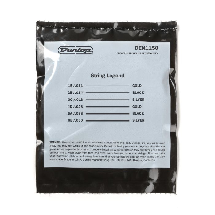 Струни для гітари Jim Dunlop Nickel Wound Electric Guitar Strings (11-50) (DEN1150) зображення 3