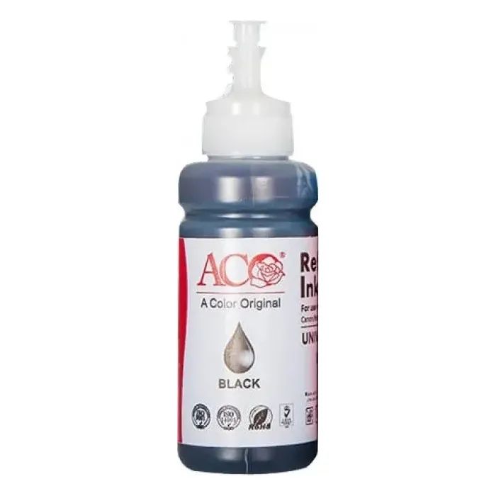 Чернила ACO HP GT51/52 Black, 70ml, InkTank/Smart Tank (ACO-AH-001-BKUN)
