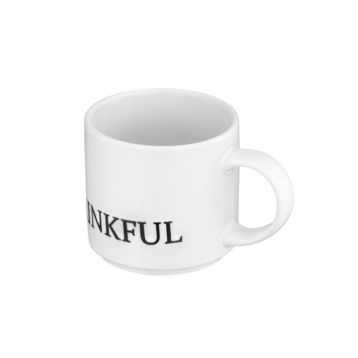 Чашка Ardesto Thinkful, 420мл, кераміка, білий (AR3043W) зображення 4