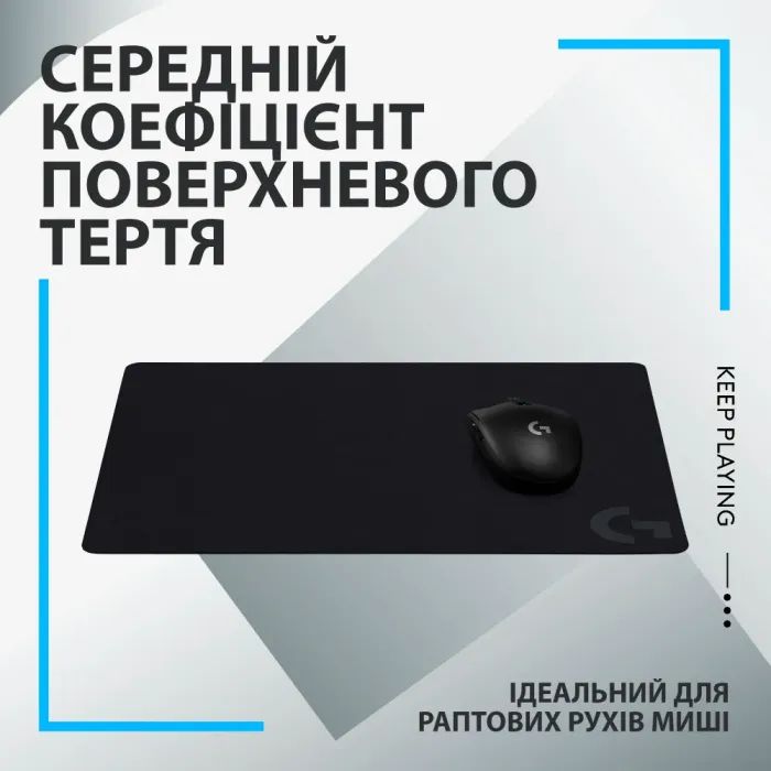 Коврик для мышки Logitech G240 Gaming Mouse Pad Black (943-000785) изображение 6