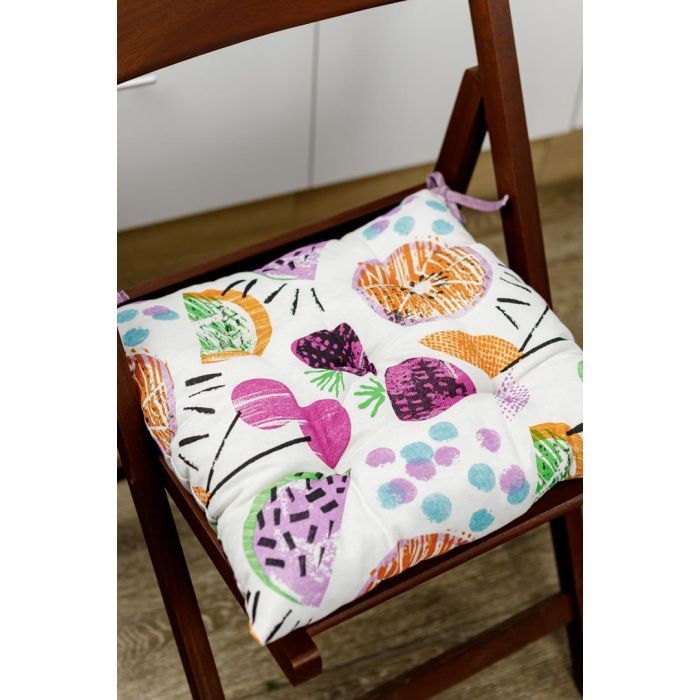 Подушка на стул Прованс Violet cherries 40х40 (032972) изображение 3