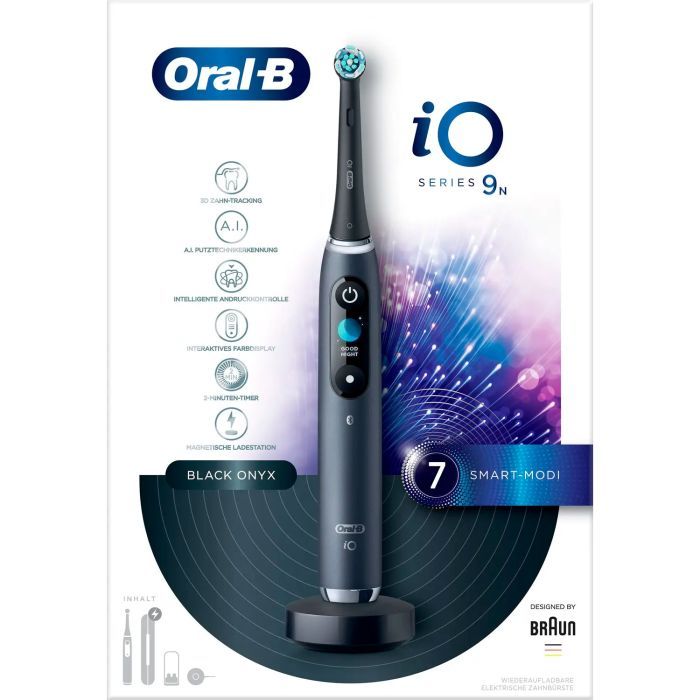 Электрическая зубная щетка Oral-B IOM9.1B2.2AD Black Onyx изображение 2