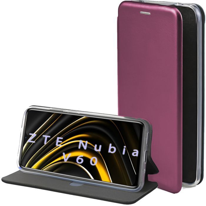 Чохол до мобільного телефона BeCover Exclusive ZTE Nubia V60 Red Wine (712191) зображення 5