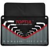 Ключ Toptul шестигранный Г-обр. 2-19мм 14шт. в чехле (GPAQ1401)
