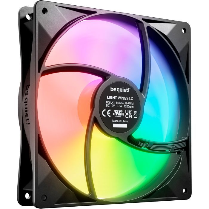 Кулер для корпуса Be quiet! LIGHT WINGS LX 140mm PWM (BL126) изображение 2