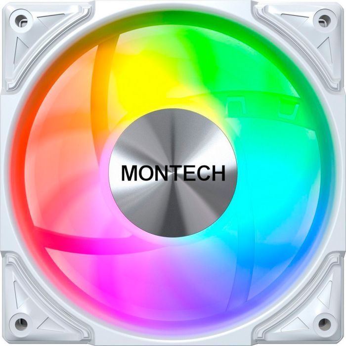 Кулер для корпуса MONTECH METAL PRO 12 ARGB PWM WHT изображение 2