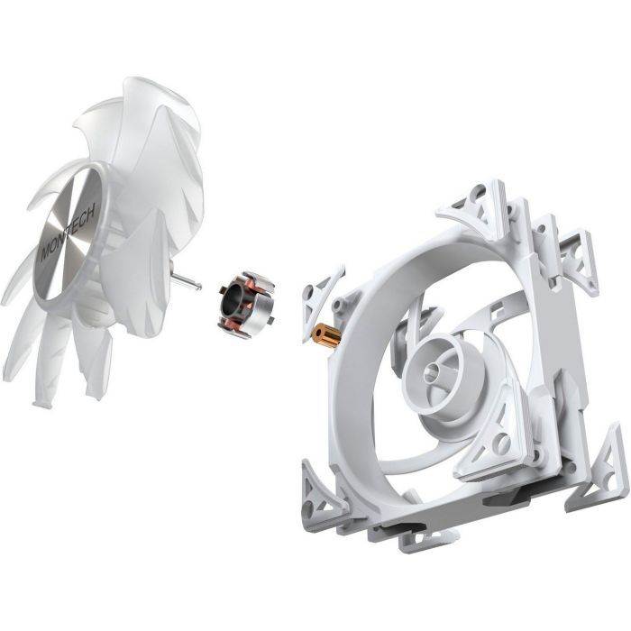 Кулер для корпуса MONTECH METAL PRO 12 ARGB PWM WHT изображение 3