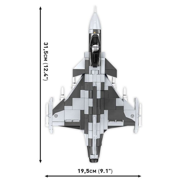 Конструктор Cobi Самолет SAAB JAS 39 Gripen E, 480 деталей (COBI-5820) изображение 5