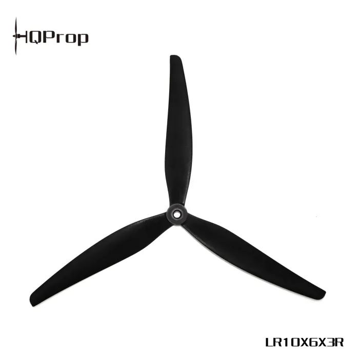 Пропеллер для дрона HQProp 10x6x3 2CCW+2CW Black-Glass Fiber Reinforced Nylon (LR10X6X3B-GRN)